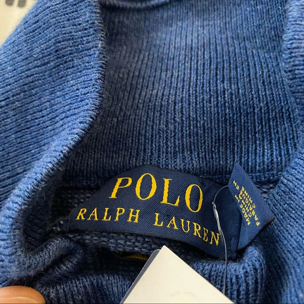 Polo Ralph Lauren Full-Zip Sweater Vest |Blue | NEW with tags | Men’s 2XL XXL